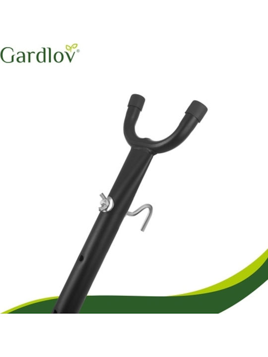 Gardlov Αιώρα Διπλή Υφασμάτινη με Βάση Γκρι 200x150εκ.