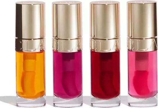 Clarins Lip Comfort Oil Gift Set Holiday Season Shade Pink Red Yellow
