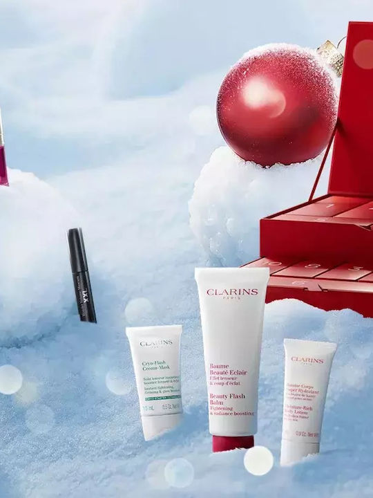 Clarins Advent Calendar 12 Holiday Season Shade Black Pink