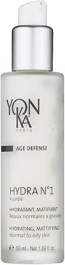Moisturizing Fluid A Mattifying Effect Normal Combination Skin Yon-ka Age Defense N°1 50 Ml