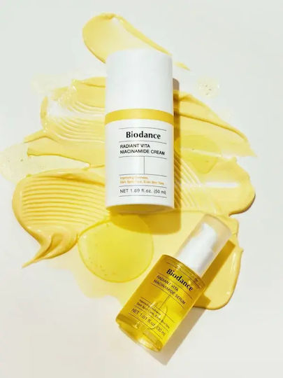 Nourishing Moisturizing Cream Brightening Smoothing Effect Biodance Radiant Vita Niacinamide Cream 50 Ml