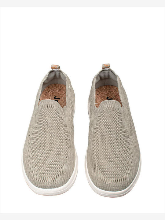 Men's Slip-Ons Beige