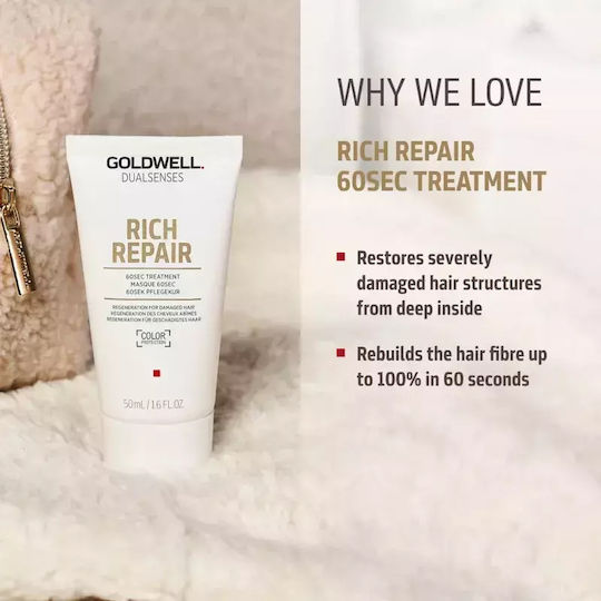 Подаръчен Комплект За Суха И Увредена Коса Goldwell Dualsenses Rich Repair