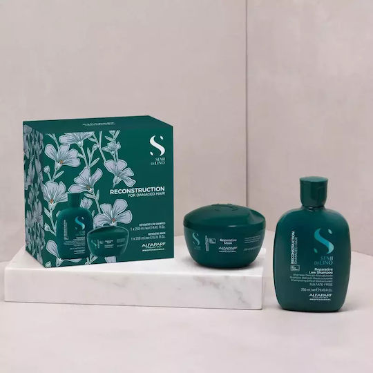 Alfaparf Milano Semi Di Lino Reconstruction Kit Damaged Hair