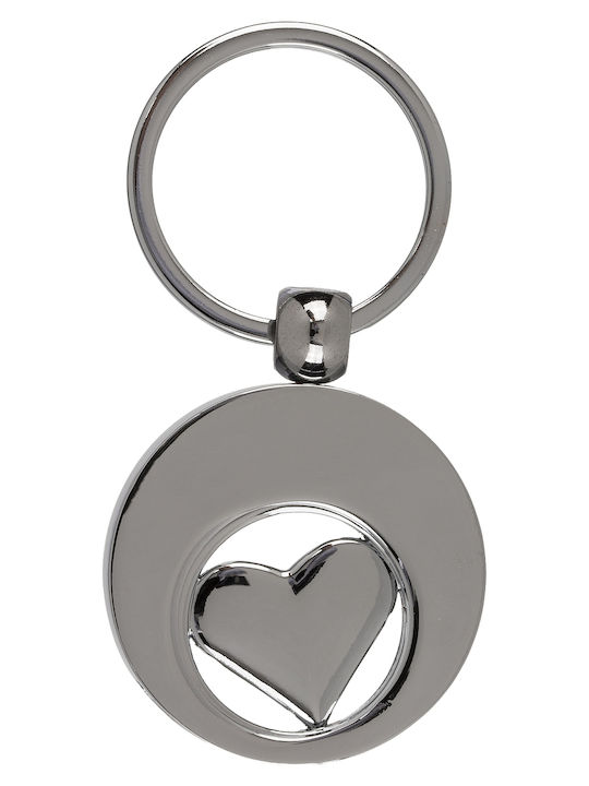 Schlüsselanhänger Münz Trolley Silber Metall 3.5cm Verschiedene Designs