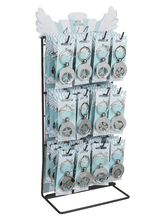 Schlüsselanhänger Münz Trolley Silber Metall 3.5cm Verschiedene Designs