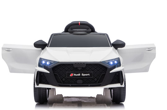 Audi RS3 Einsitzer mit Fernbedienung Lizensiert 12 Volt Weiß