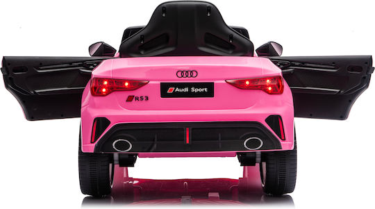 Audi RS3 Einsitzer mit Fernbedienung Lizensiert 12 Volt Rosa