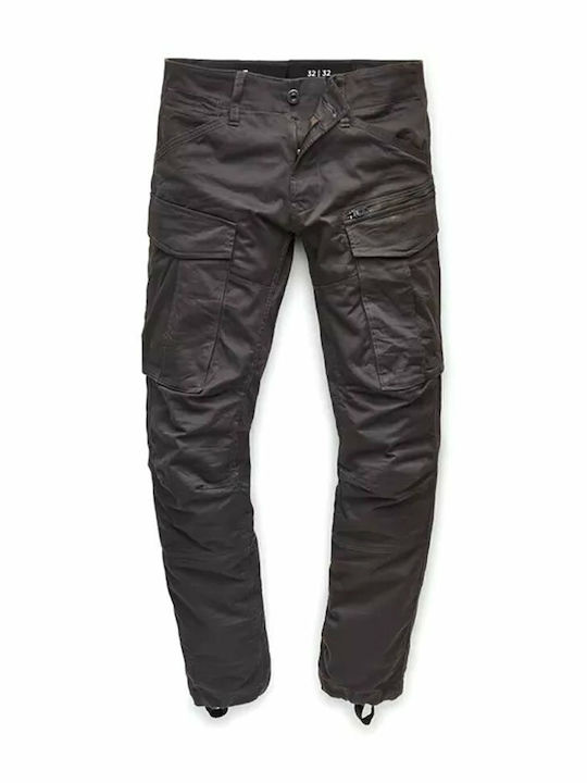 Rovic Zip 3d Παντελόνι Cargo Ελαστικό σε Κανονική Εφαρμογή Raven