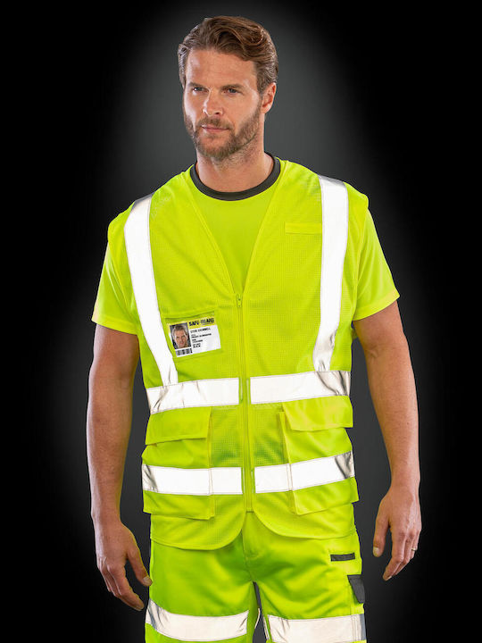 Result Result Herren Sicherheitsweste mit reflektierenden Bändern Gelb