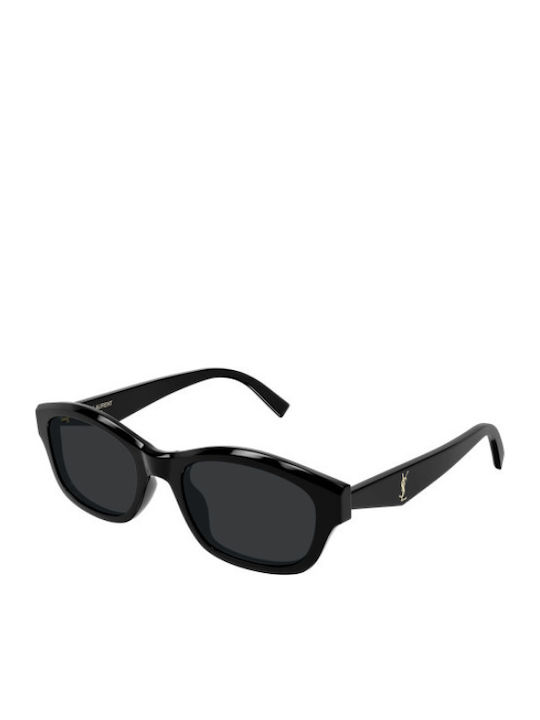 Ysl Ochelari De Soare Pentru Femei Cu Ramă Neagră Din Plastic Și Lentilă Neagră SL M172 001