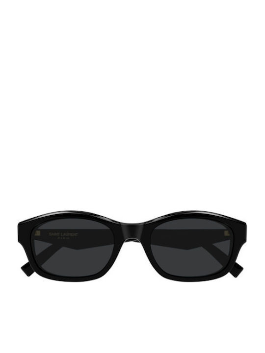 Ysl Ochelari De Soare Pentru Femei Cu Ramă Neagră Din Plastic Și Lentilă Neagră SL M172 001