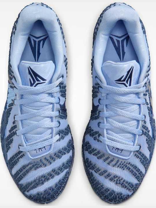 Ja 3 "Warning Label" Pantofi de Baschet cu Talpă Joasă Cobalt Bliss / Midnight Navy / Argintiu Metalizat