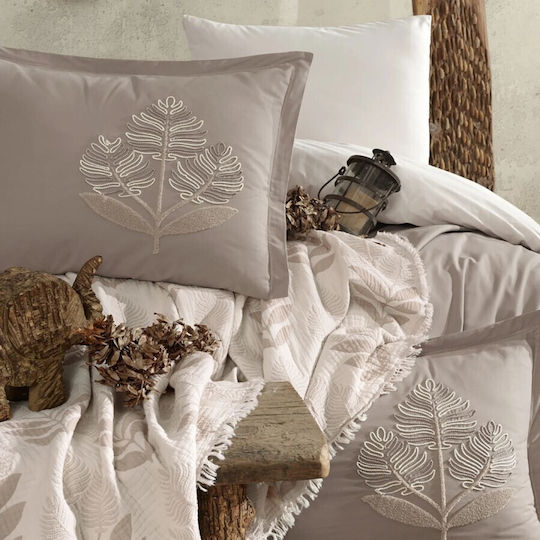 Cottonbox Set Huse Pentru Pilote 200x220cm Maro