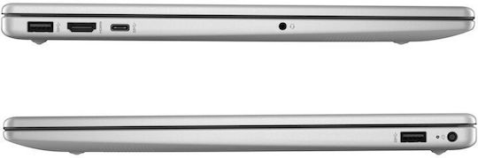 HP 15--fd0094nq 15.6" (i3-1315U/8GB/512GB SSD/W11 Home) Argintiu (Tastatură International English)