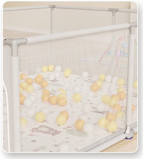 Babybett mit Matratze Beiges 120x120cm