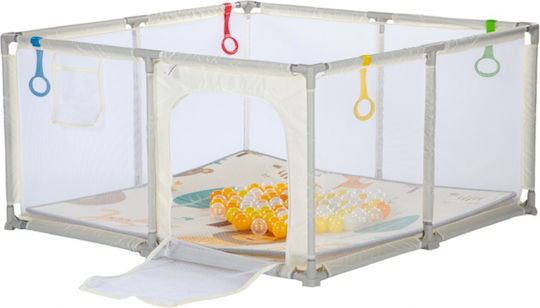 Babybett mit Matratze Beiges 120x120cm
