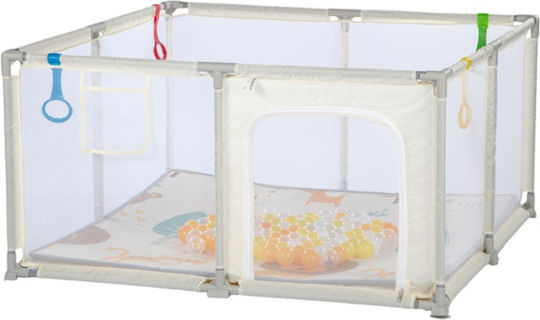 Babybett mit Matratze Beiges 120x120cm