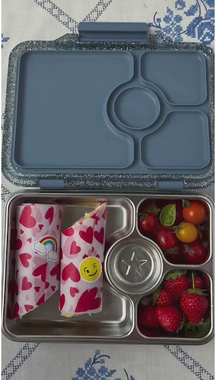 Yumbox Yumbox Inox Mittagsbox Grau 22,8x17,8cm