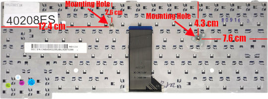 Spanish Laptop Keyboard Samsung Q310 Q305 Q308 NP-Q310 NP-Q308 NP-Q305 NP-Q310-AA01US V072260CK1 BA59-02255F BA59-02255J ES Black Code 40208ES