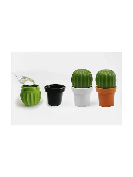Qualy Manual Salt Mill Plastic in Black Color 5.5cm