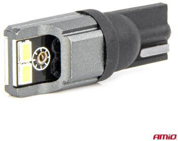 AMiO Lămpi Auto W5W / T10 Canbus LED 6000K Alb Rece 12-24V / 12V / 24V 2 bucăți