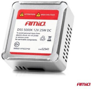 AMiO Lampa Auto D5S Xenon 5000K Alb Rece 12V 25W