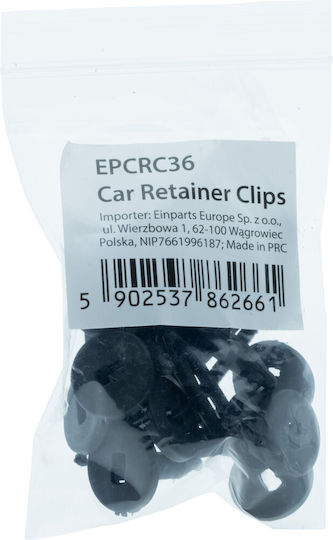 Einparts Set 10 Bumper Clips Dodge Ford Fiesta Focus Insignia