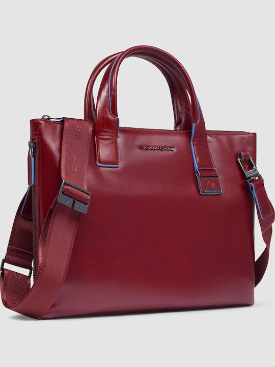 Piquadro Χαρτοφύλακας Laptop 14" Blue Square Red Piquadro Χαρτοφύλακας Laptop 14" Blue Square Red