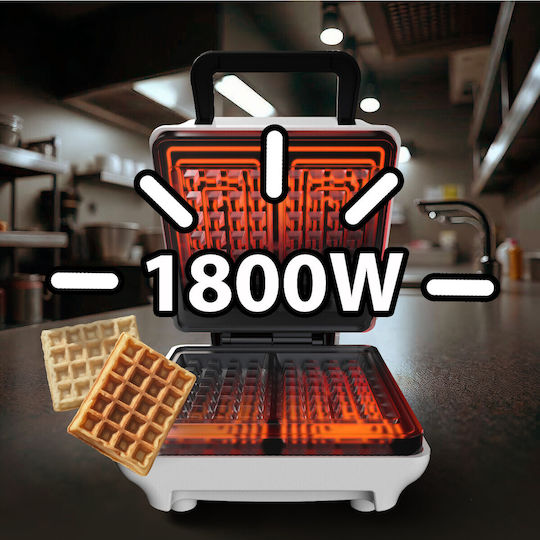 Adler Гофретник за Правоъгълни Гофрети 2 Места 1200W