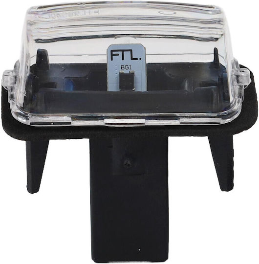 Einparts License Plate Lights Led 12V Universal Audi S1 Citroen C3 C3 Picasso C4 Picasso C5 Berlingo Saxo Xsara Xsara Picasso DS4 Jumpy SpaceTourer Honda City Opel Combo Vivaro Zafira Life Peugeot Partner 307 406 308 206 207 407 5008 306 Rifter Toyota Proace 2 Pieces