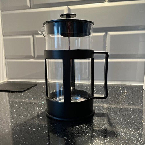 Cafetieră Cu Filtru Manual Din Oțel Inoxidabil Neagră 1lt