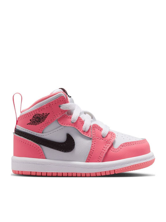 1 Mid Adidasi Copii Inalti Roz