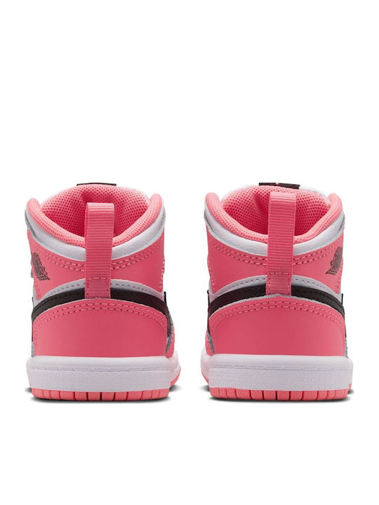 1 Mid Adidasi Copii Inalti Roz