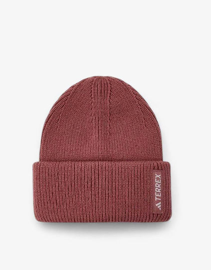 Terrex Beanie Unisex Σκούφος Πλεκτός σε Μπορντό χρώμα