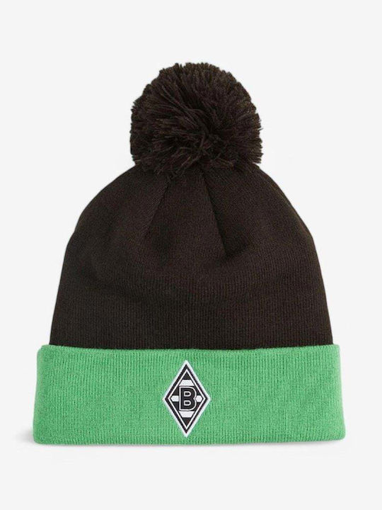 Beanie Beanie Unisex Σκούφος Πλεκτός σε Μαύρο χρώμα