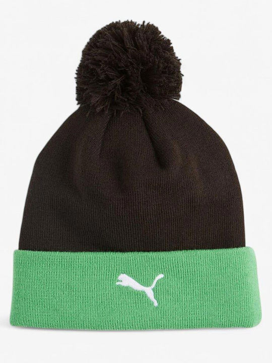 Beanie Beanie Unisex Σκούφος Πλεκτός σε Μαύρο χρώμα