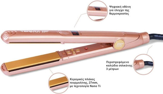 Termix 230 Haarglätter mit Keramikplatten Ionisch