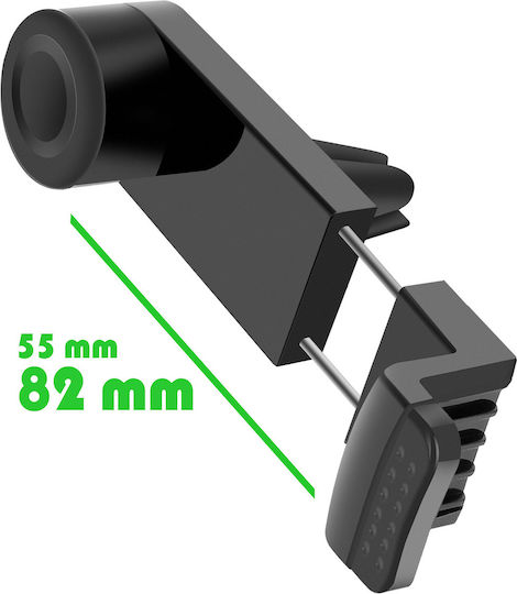 Avizar Set Car Accessories Grill Holder Usb-c/usb-a Car Charger Black