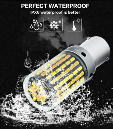 Λάμπες Αυτοκινήτου PY21W-BAU15s / P21W LED Κίτρινο 2τμχ