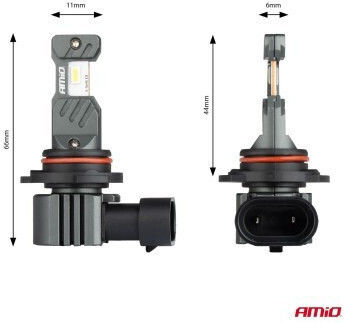 AMiO Lămpi Auto HB4-9006 Canbus LED 6000K Alb Rece 12V 60W 2 Buc