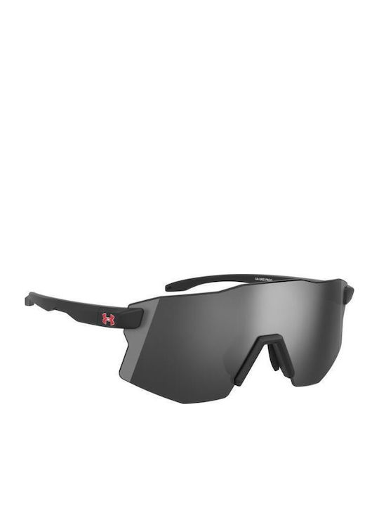 Under Armour Unisex Sunglasses with Black Frame and Black Lens UAGRIDPRO/G-124T4-99