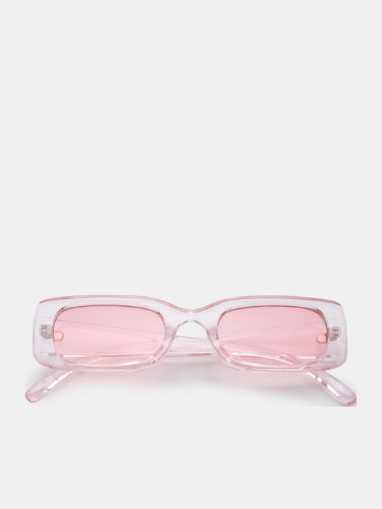 Luigi Unisex Γυαλιά Ηλίου με Ροζ Σκελετό και Ροζ Φακό 4856907