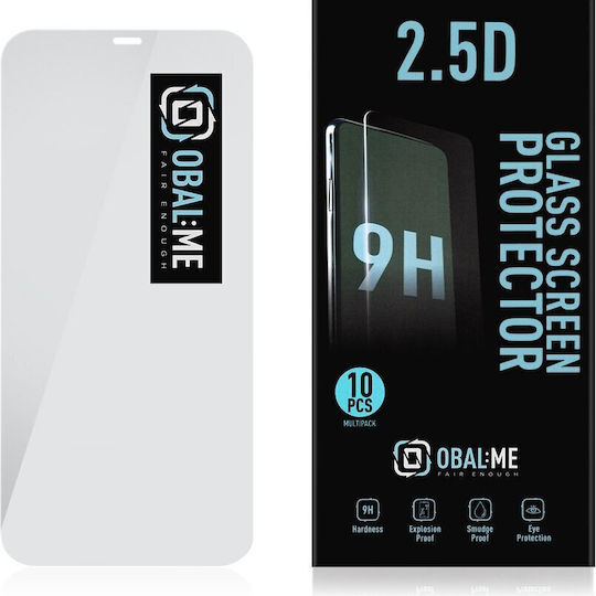 Obal:Me 2.5D 0.33mm Tempered Glass 10τμχ (iPhone 12 / 12 Pro)