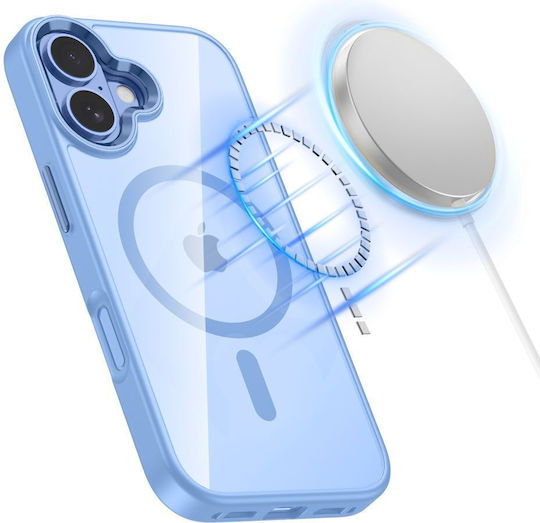 Tech-Protect Magmat Silicone Plastic Blue Back Cover (iPhone 17)