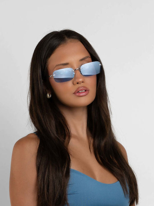 Red Raven Ragnar Women’s Sunglasses With Blue Frame And Blue Lens rd-000071-FROZENBLUE-