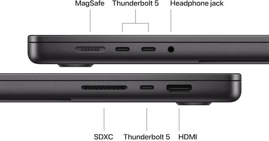 Apple MacBook Pro 16.2" IPS Retina Display 120Hz (M5 Pro-18-Core/48GB/1TB SSD/20-Core GPU) Space Black (US Keyboard)