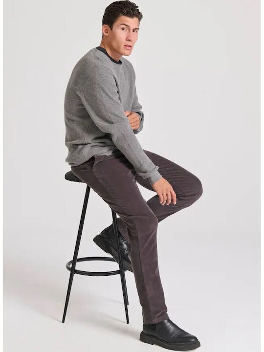 Trousers Chino in Regular Fit Gray