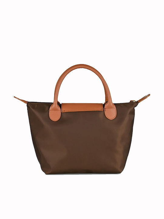 Leather Women's Handbag Brown