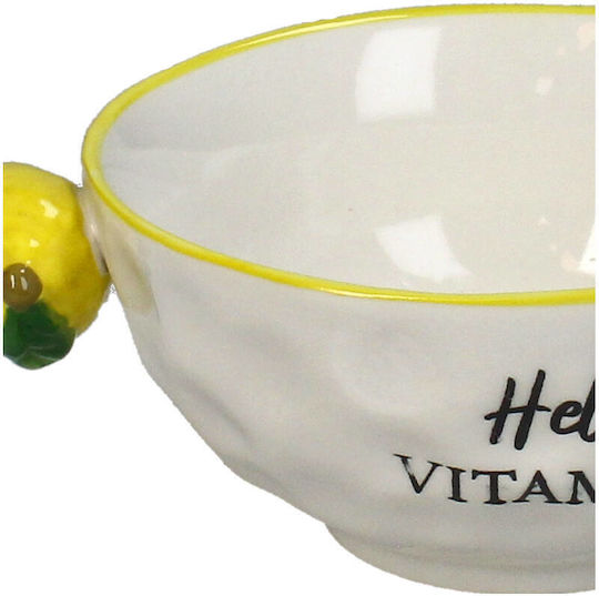 Koart Koart Διακοσμηische Vasen Porzellan Gelb 11x5xH15cm Porzellan-Mini-Behälter